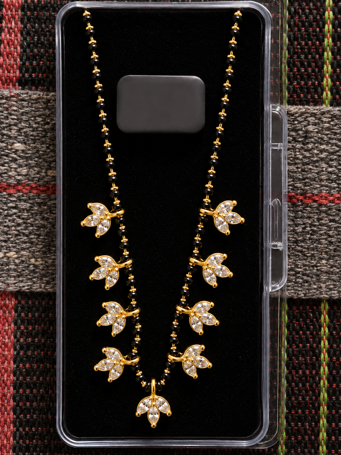 Elegant Black Beaded Mangalsutra