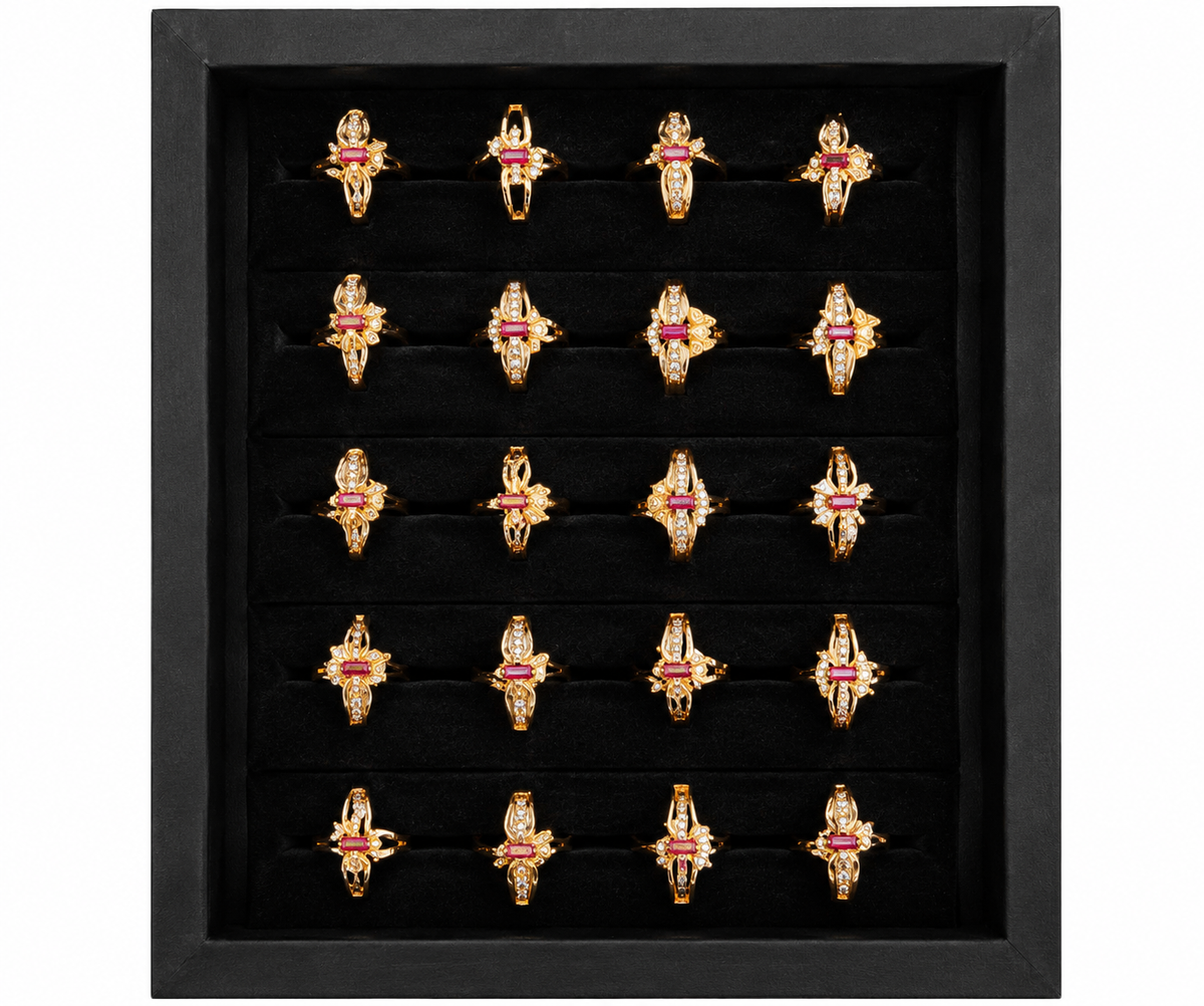 Premium Gold-Plated Ring Collection